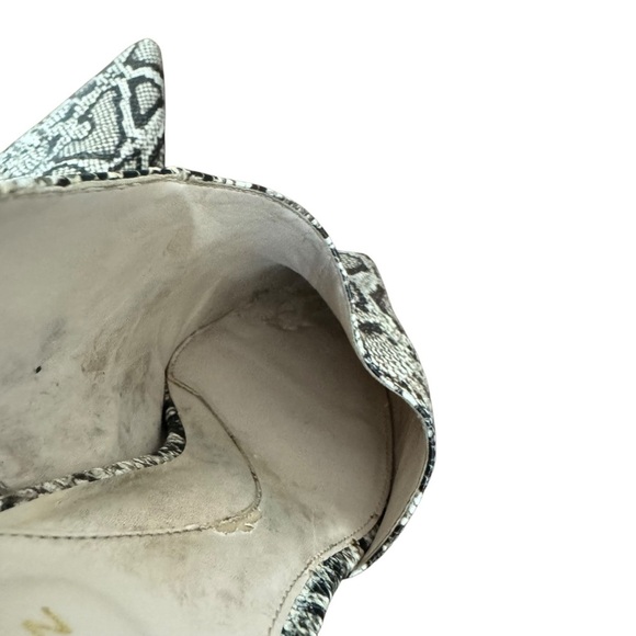 Cole Haan - Vania Half D'Orsay Snakeskin Leather Slingback Sz 8 - Picture 9 of 13